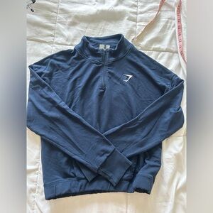 Gymshark cropped quarter zip